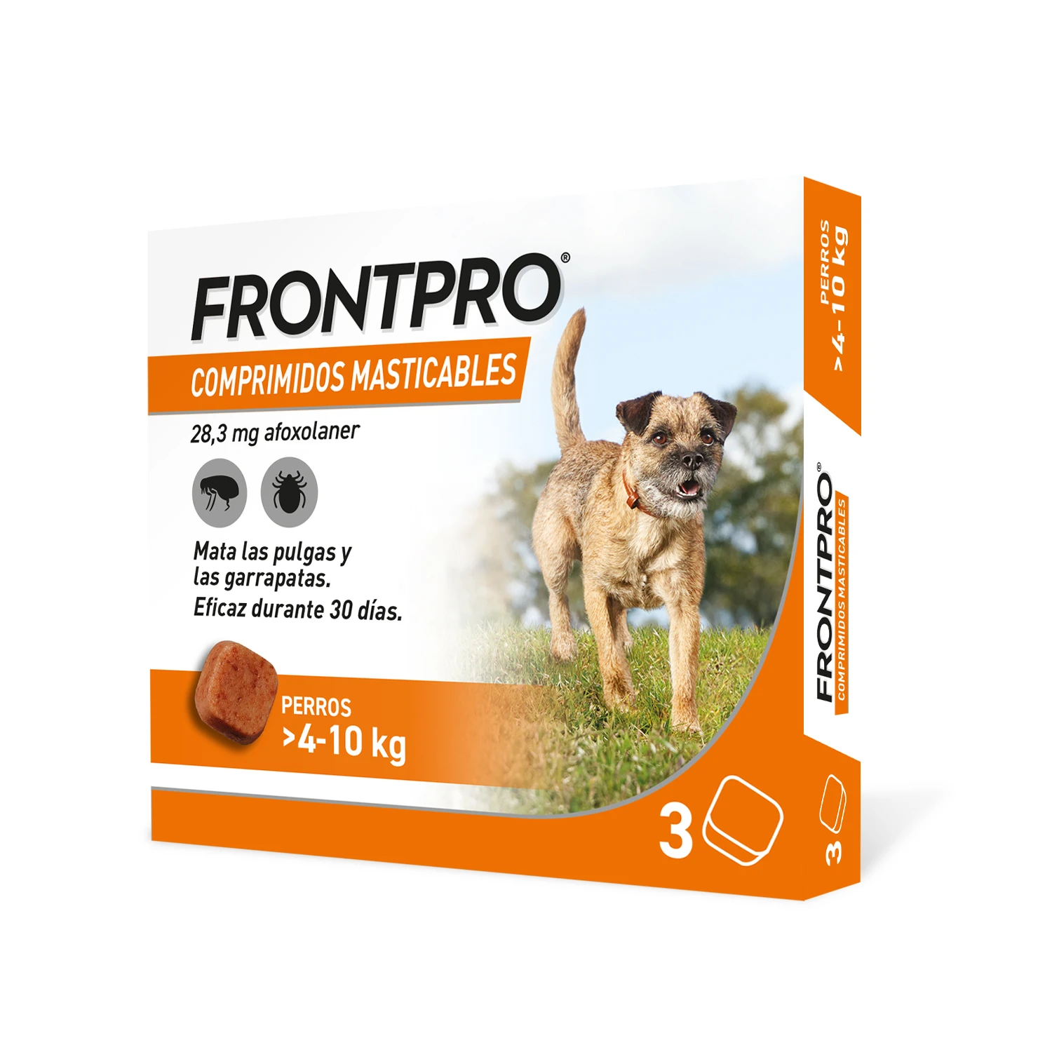 Comprimidos Masticables Antisitarios Perros De 4 A 10 Kg (28 Mg) 3 Comprimidos Masticables Antisitarios Perros De 4 A 10 Kg (28 Mg)