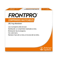 Comprimidos Masticables Antisitarios Perros De 4 A 10 Kg (28 Mg) 21 Comprimidos Masticables Antisitarios Perros De 4 A 10 Kg (28 Mg) -Animalear Ventas 02 FRONTPRO pack 4 10kg BACK es 63bd34f6bcb73