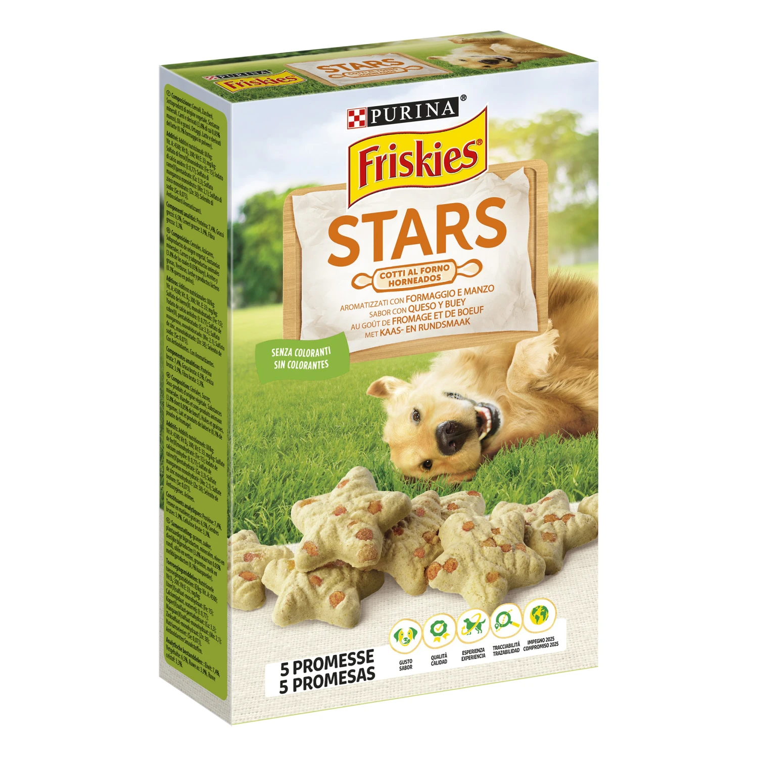 FRISKIES Pack 6 DeliBakie Stars Queso Y Buey 3 FRISKIES Pack 6 DeliBakie Stars Queso Y Buey