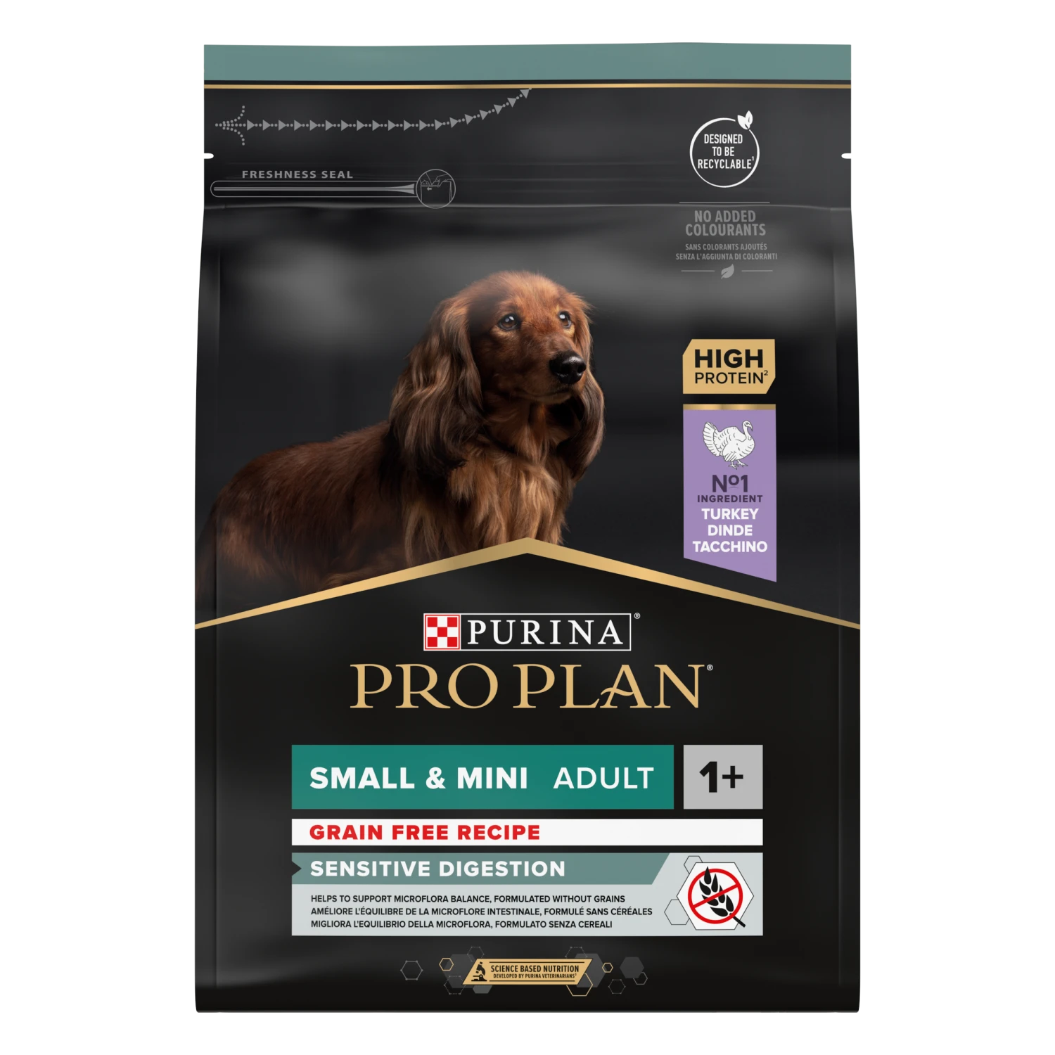 PRO PLAN Optidigest Grain Free Con Pavo Adulto Pequeños Y Mini 5 PRO PLAN Optidigest Grain Free Con Pavo Adulto Pequeños Y Mini - Imagen 3
