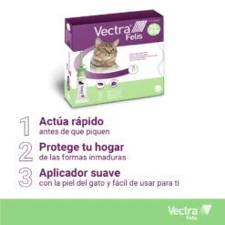 Pipetas Felis Solución Spot-On Para Gatos (42,3mg) 23 Pipetas Felis Solución Spot-On Para Gatos (42,3mg) -Animalear Ventas 09 VECTRA Felis adv 63db916bf0ac5