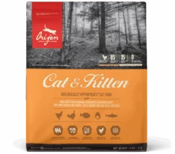 Orijen Cat & Kitten -Animalear Ventas 123282 064992280185 orijen dry cat kitten 1 8 kg front 4
