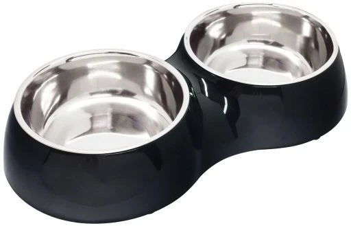 Catit Comedero Doble Acero Inoxidable 200Ml 3 Catit Comedero Doble Acero Inoxidable 200Ml