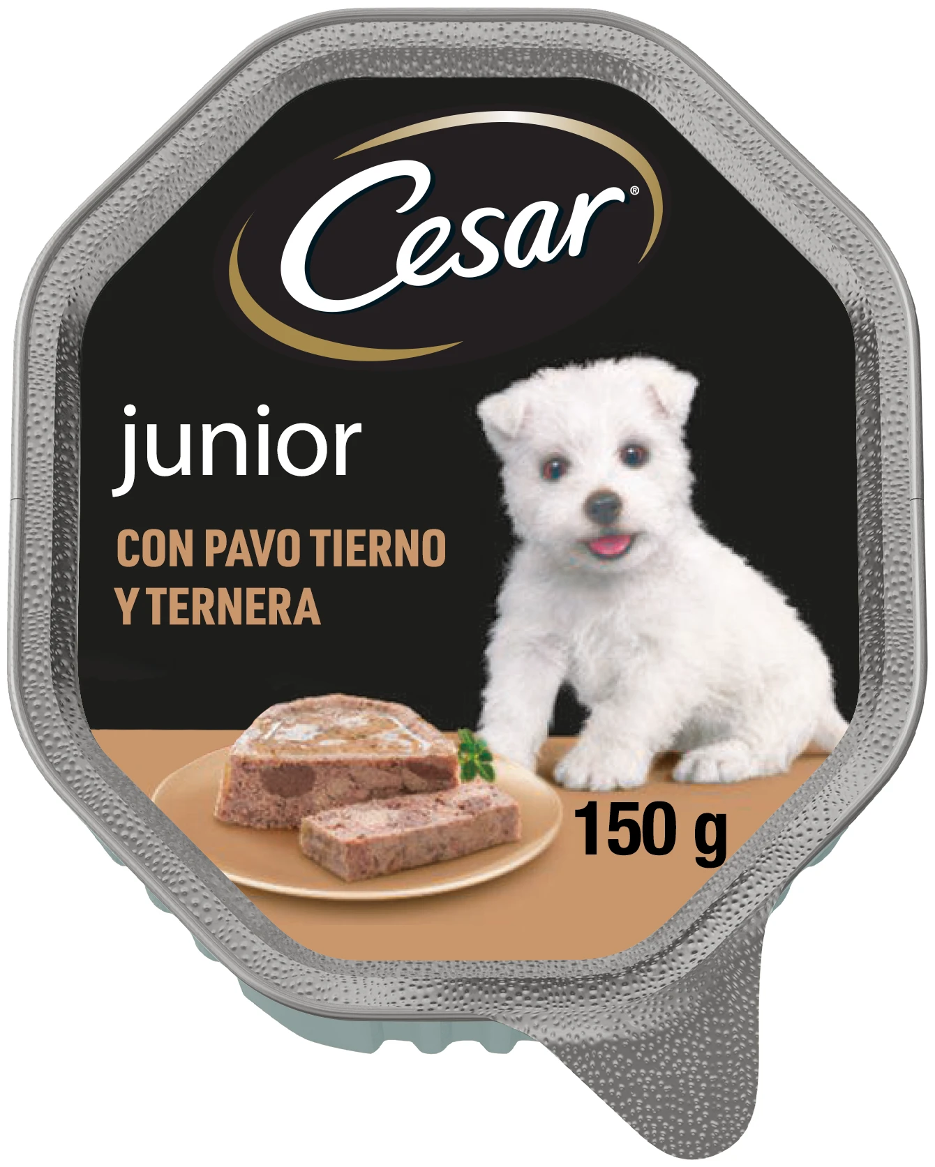Pack 14 Comida Húmeda Para Cachorros Sabor Pavo Y Ternera Tarrina 4 Pack 14 Comida Húmeda Para Cachorros Sabor Pavo Y Ternera Tarrina - Imagen 2