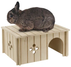 FERPLAST Caseta De Madera Para Roedores SIN 4645 8 FERPLAST Caseta De Madera Para Roedores SIN 4645 -Animalear Ventas 45977 8010690041254 1 2