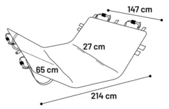 Flamingo Funda Para Asiento Trasero FM -Animalear Ventas 506630 T 01 63a0140e911e9