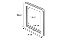 Flamingo Puerta Para Gatos 4 Way 192 X 200 Mm -Animalear Ventas 507510 T 01 63a01586c5085