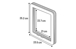 Flamingo Puerta Para Gatos Grandes 4 Way 235 X 252 Mm -Animalear Ventas 507517 T 01 63a015ce72a4b