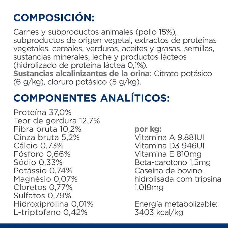 Hill's Pienso Prescription Feline C/d Urinary Stress + Metabolic 4 Hill's Pienso Prescription Feline C/d Urinary Stress + Metabolic - Imagen 2