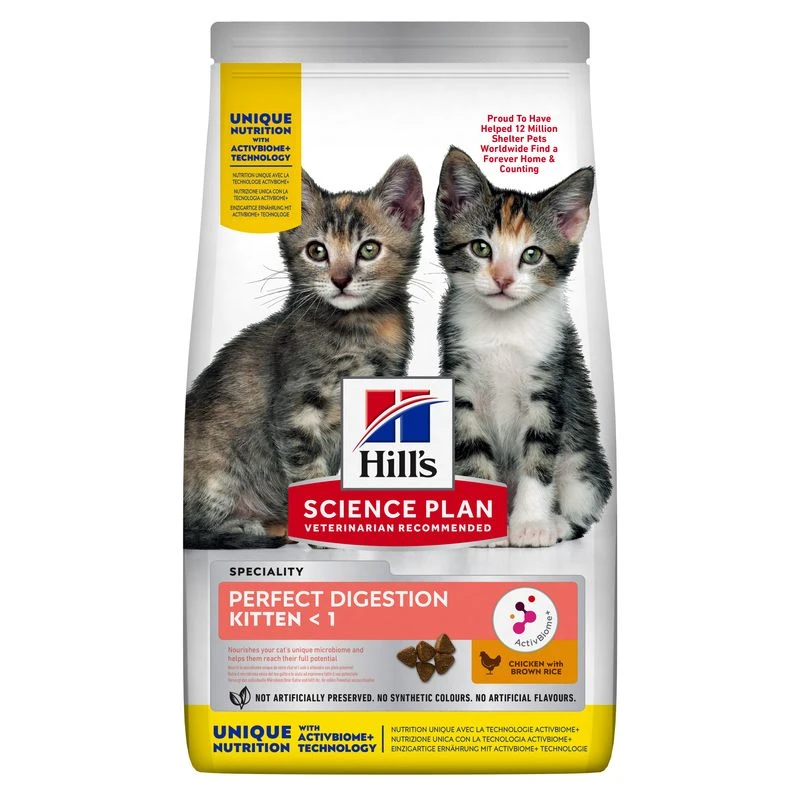 Hill's Science Plan Kitten Perfect Digestion Para Gatos Con Pollo Y Arroz 3 Hill's Science Plan Kitten Perfect Digestion Para Gatos Con Pollo Y Arroz