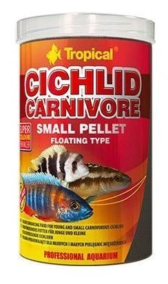 Tropical 60756 Pellets Ciclidos Carnivoros S 1000 Ml