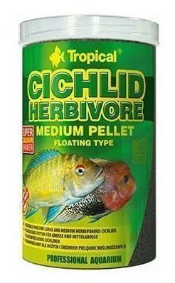 Tropical 60865 Pellets Ciclidos Herbivoros M 500 Ml
