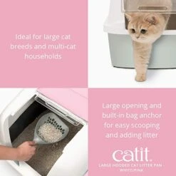 Catit Bandeja Cubierta Para Gatos (3 Colores) -Animalear Ventas 61XofVL9GTL AC SX679 6477463b4a797