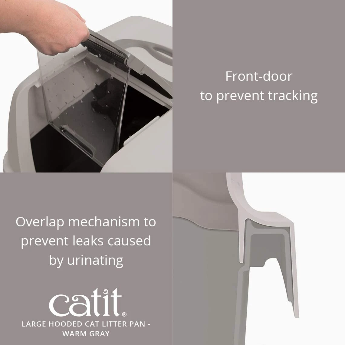 Catit Gatera Con Cubierta Retractil. Gris 8 Catit Gatera Con Cubierta Retractil. Gris - Imagen 6