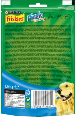 FRISKIES Pack 8 Picnic Sticks Maxi Variety -Animalear Ventas 63769 04000487199811 12351586 back image p1 3