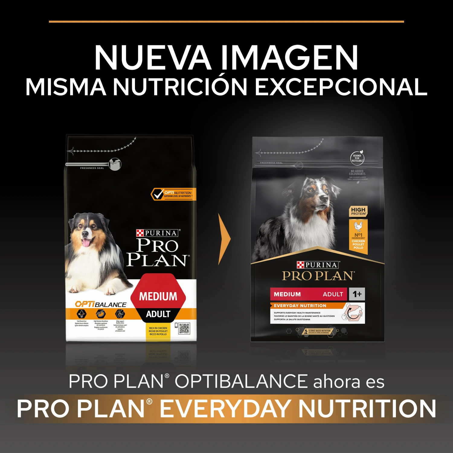 PRO PLAN Optibalance Adult De Pollo Mediano 4 PRO PLAN Optibalance Adult De Pollo Mediano - Imagen 2