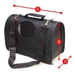 Transportin Negro -Animalear Ventas 8435117832077 5