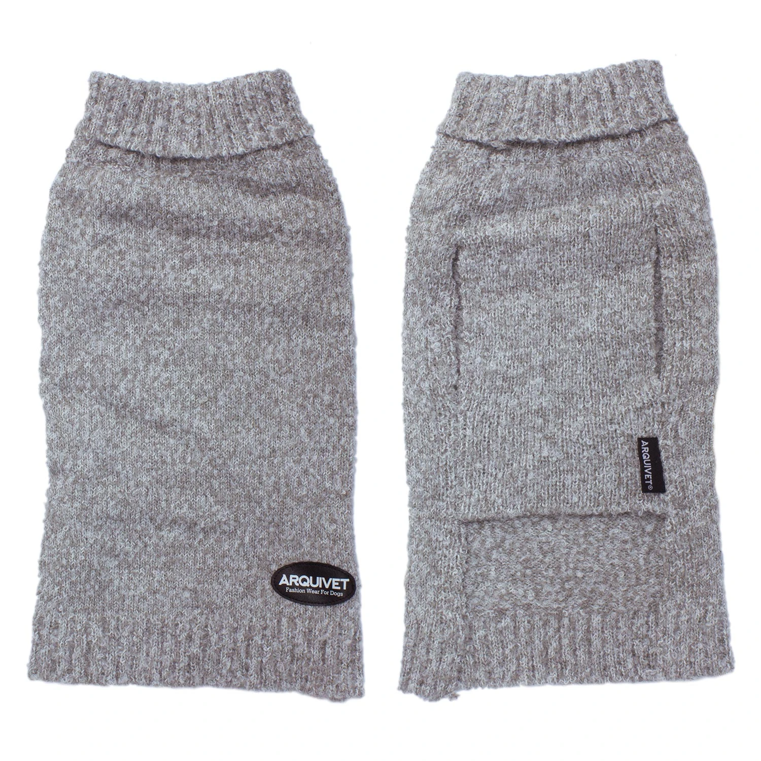 Jersey De Punto Jaspeado Gris 4 Jersey De Punto Jaspeado Gris - Imagen 2