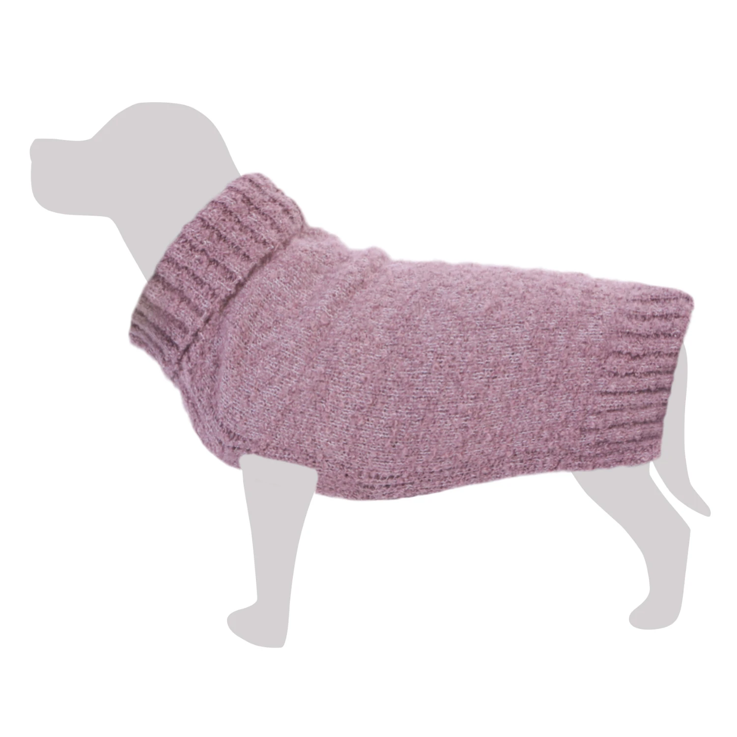 Jersey De Punto Trenzado Rosa Claro 3 Jersey De Punto Trenzado Rosa Claro