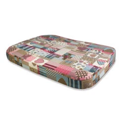 Cojín Rectangular Con Corazones Y Rayas