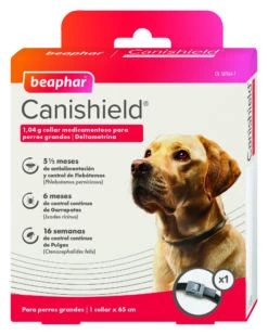 BEAPHAR Canishield Collar Antiparásitos Para Perros Grandes (1,04 G)