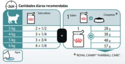 ROYAL CANIN Pack 12 Hairball Care Salsa -Animalear Ventas 93092 hairball wet tabla racionamiento 4