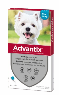 Advantix Pipetas Spot On Para Perro De 4-10 Kg