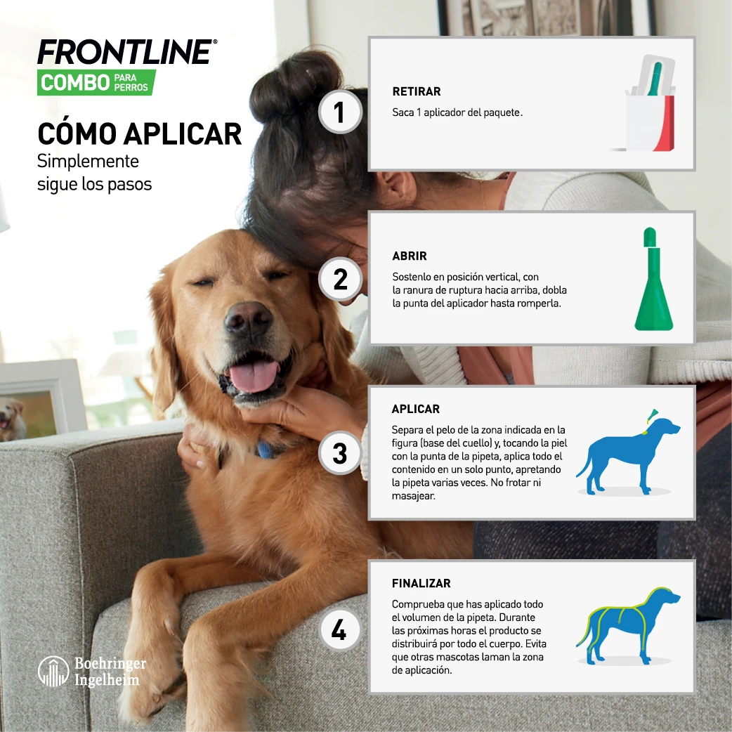 Frontline Pipetas Combo Spot-On Para Perros De 2-10 Kg 7 Frontline Pipetas Combo Spot-On Para Perros De 2-10 Kg - Imagen 5