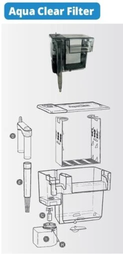 Filtro Mochila 30 7 Filtro Mochila 30 -Animalear Ventas Aqua Clear Filter 637e7239ebdb2
