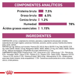 ROYAL CANIN Renal Paté 12 ROYAL CANIN Renal Paté -Animalear Ventas COMPOSICION 62fce6d372851