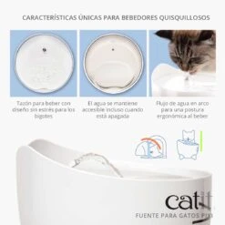 Catit Pixi Fuente Blanca -Animalear Ventas Catit PIXI Fountain Panel 4 ES 62cc098f6a4c6
