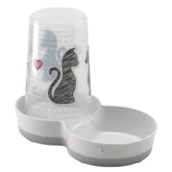 MODERNA Comedero Bebedero Tasty Large Cats In Love 1.5 L
