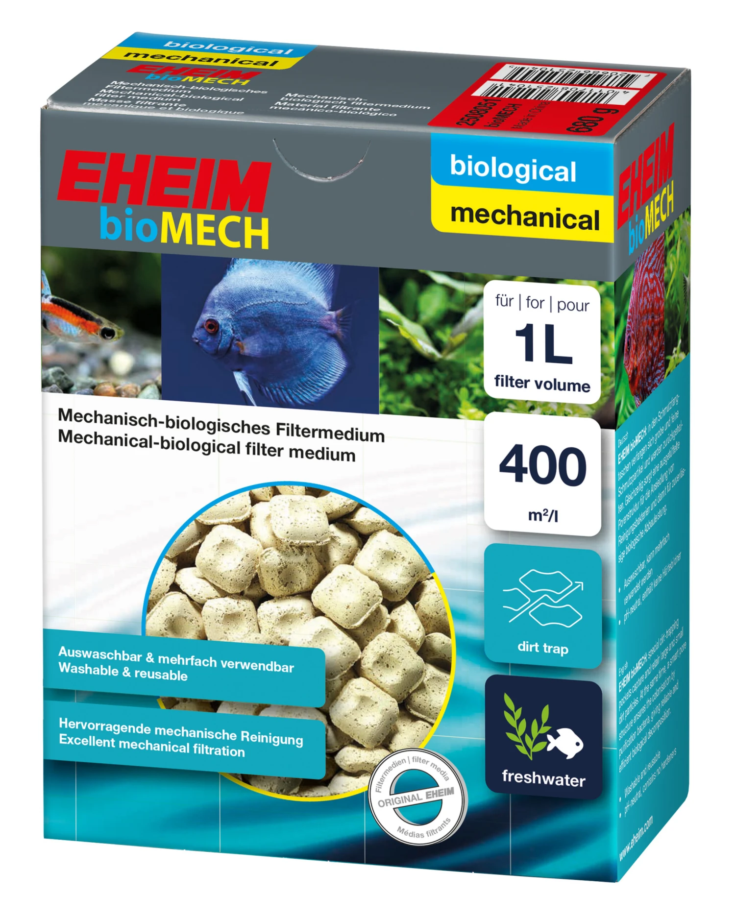 EHEIM Material Filtrante Mecánico BioMech 1420g (~2l) 3 EHEIM Material Filtrante Mecánico BioMech 1420g (~2l)