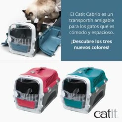 Catit Cabrio Transportín Para Gatos -Animalear Ventas El Catit Cabrio es un transportin amigable para los gatos que es comodo y espacioso 628x628 6284f1abae1b6