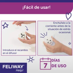 Feliway Help Pack Ahorro 3 Recambios -Animalear Ventas FELIWAY Help 3refill Carousel 6 645cc32ad1e68