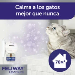 Feliway Optimum Antiestrés Para Gatos Difusor + Recambio 48ml 12 Feliway Optimum Antiestrés Para Gatos Difusor + Recambio 48ml -Animalear Ventas FELIWAY Optimum Carousel 3 63ebb899e8a1e