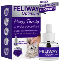 Feliway Optimum Antiestrés Para Gatos Recambio 48ml