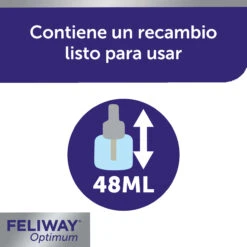 Feliway Optimum Antiestrés Para Gatos Recambio 48ml -Animalear Ventas FELIWAY Optimum refill Carousel 4 645cc3bac2475