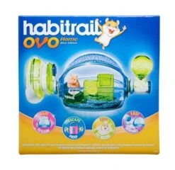 Jaula Para Hámsters OVO Home Azul -Animalear Ventas Jaula Ovo Home Chico para Hamster 63c6b4ea00b54