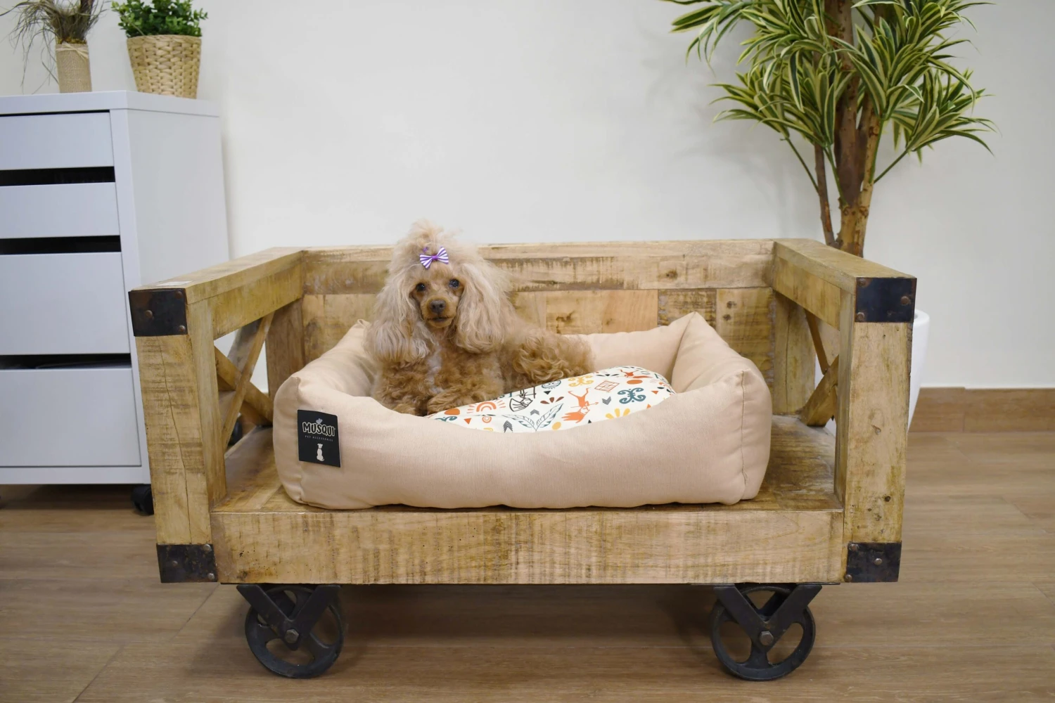 Cuna Nora Ethnic Beige 5 Cuna Nora Ethnic Beige - Imagen 3