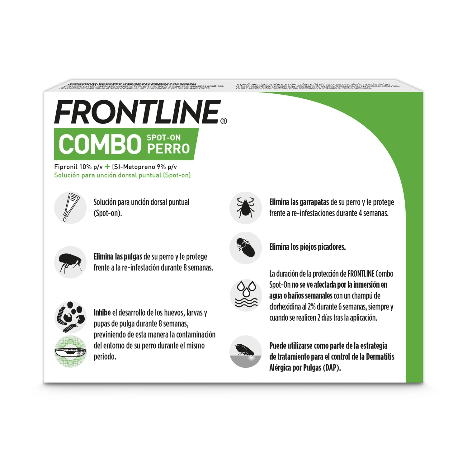 Frontline Pipetas Combo Spot-On Para Perros De 2-10 Kg 4 Frontline Pipetas Combo Spot-On Para Perros De 2-10 Kg - Imagen 2