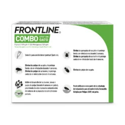 Frontline Pipetas Combo Spot-On Para Gatos -Animalear Ventas Pack COMBO GATO 3p Dorso 62724b7547aaa