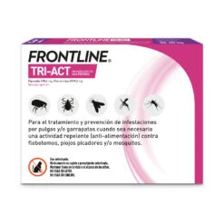 Frontline Pipetas Tri-Act Solución Spot-On Para Perros De 20-40 Kg 12 Frontline Pipetas Tri-Act Solución Spot-On Para Perros De 20-40 Kg -Animalear Ventas Pack TRI ACT 20 40Kg 3p Dorso 62724a954ae1c