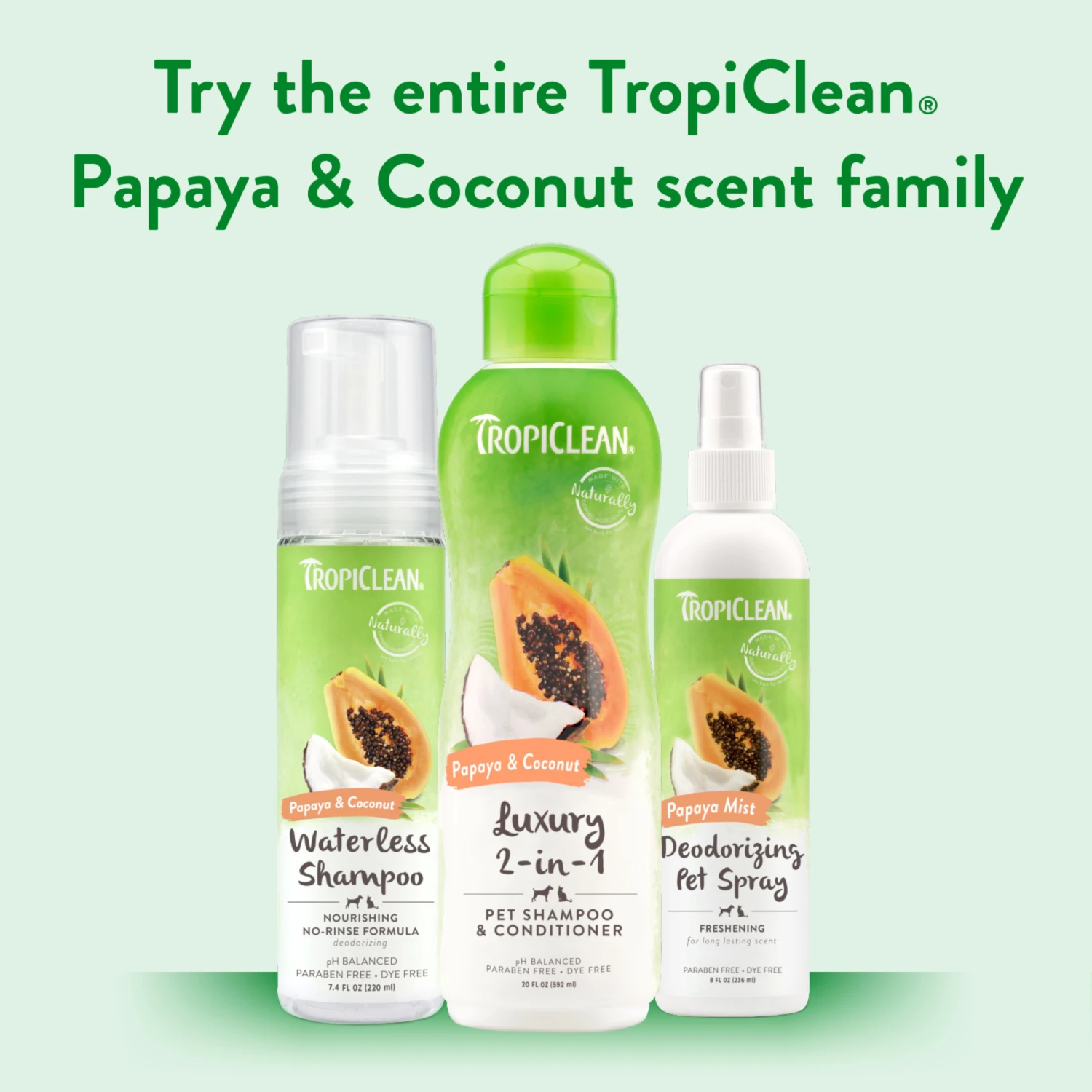 Tropiclean Champú Papaya Y Coco 10 Tropiclean Champú Papaya Y Coco - Imagen 8