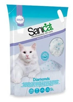 Sanicat Arena Diamonds Fresh -Animalear Ventas arena para gatos de silice 1