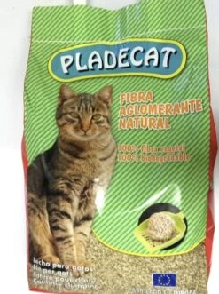 Arena Para Gatos Fibra Aglomerante Pladecat