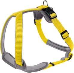 Hunter Arnés Neopren Para Perros Amarillo Y Gris