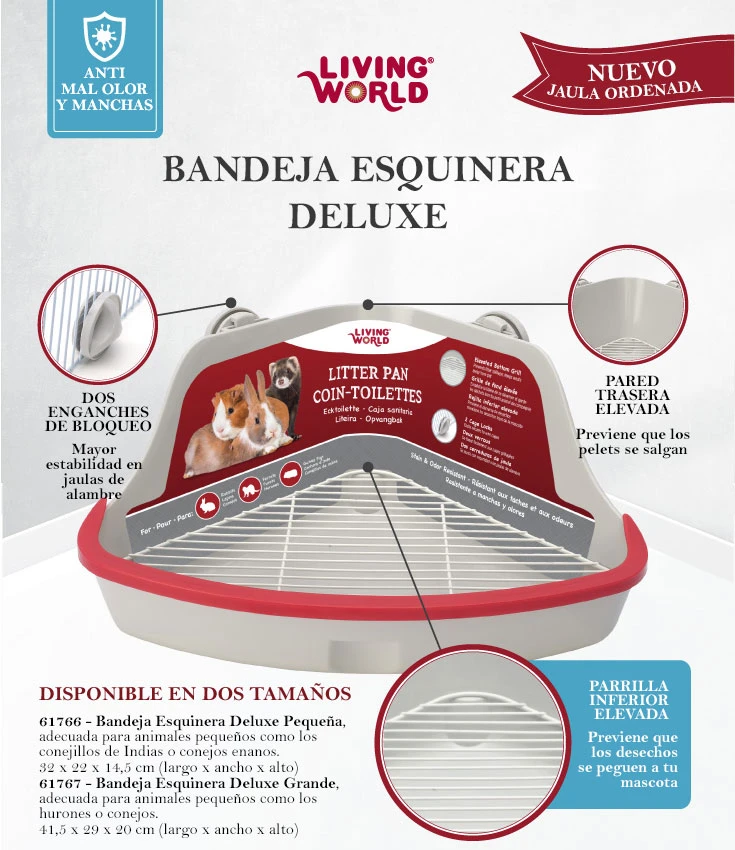 Living World Bandeja Esquinera 5 Living World Bandeja Esquinera - Imagen 3
