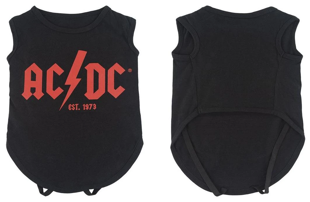 Camiseta Para Perro ACDC 3 Camiseta Para Perro ACDC