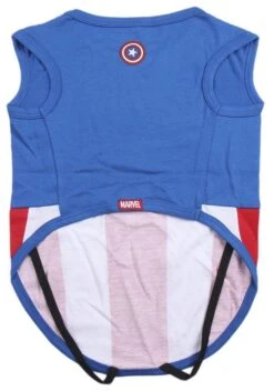 Camiseta Para Perro Avengers Capitán América -Animalear Ventas camiseta para perro avengers capitan america 3 4